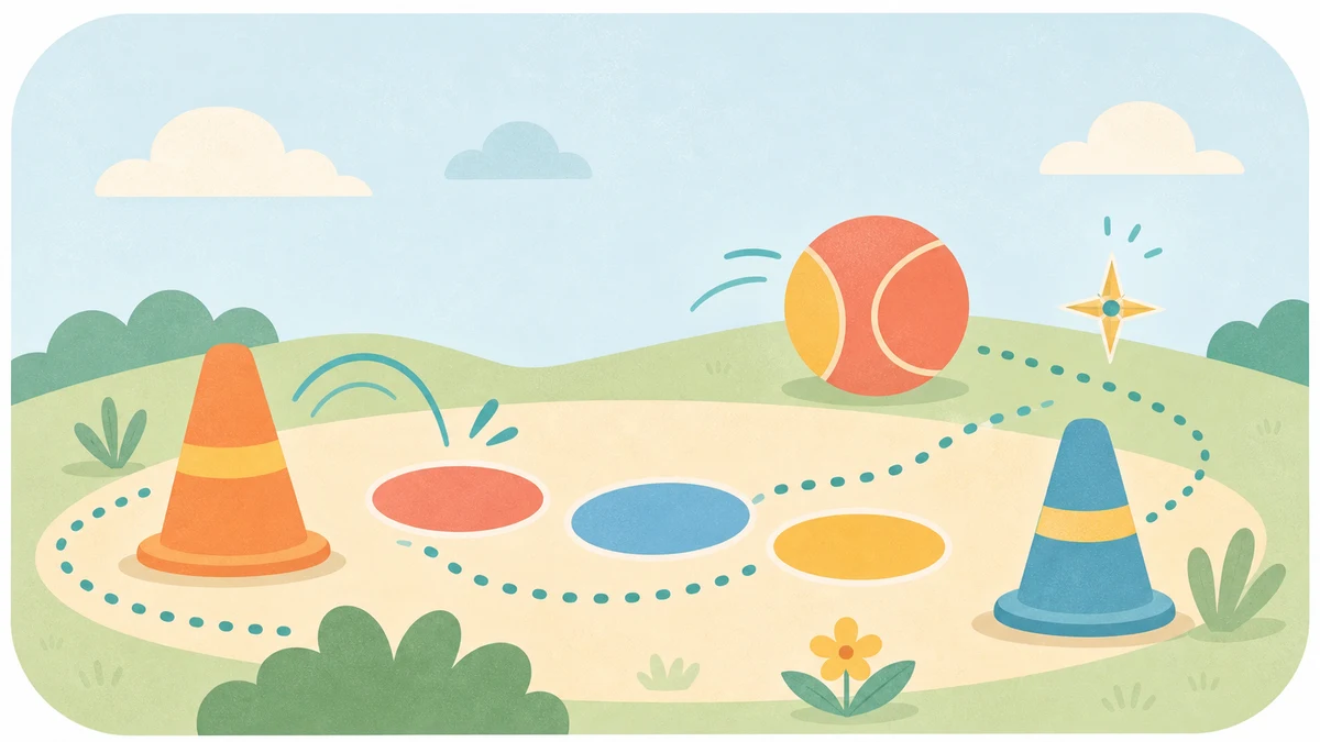 Sports & Active Play family event illustration for Free Wednesday Yoga at Union Depot in St Paul