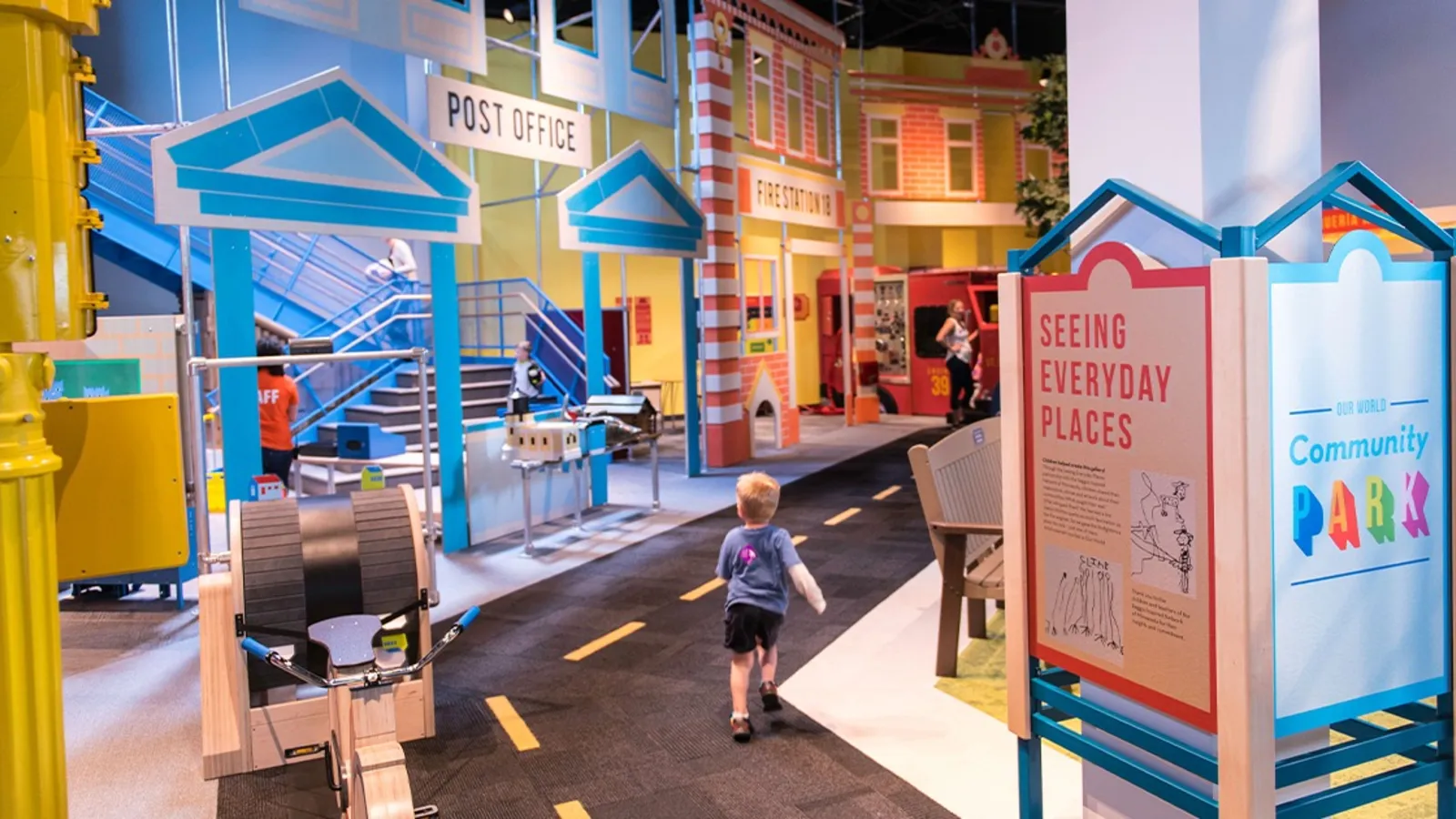 Children climbing inside the Scramble at Minnesota Children’s Museum