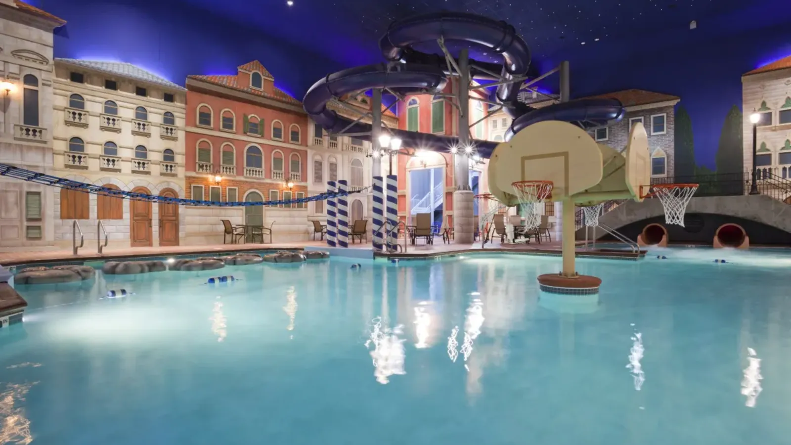 Venetian Indoor Waterpark pirate ship in Maple Grove